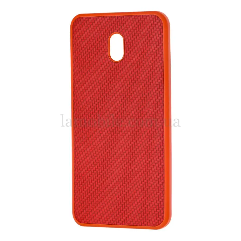 Чохол для Xiaomi Redmi 8A Carbon New червоний