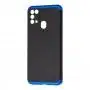 Чехол GKK LikGus для Samsung Galaxy M31 (M315) 360 черно-синий 