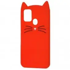 3D чехол для Samsung Galaxy M31 (M315) кот красный