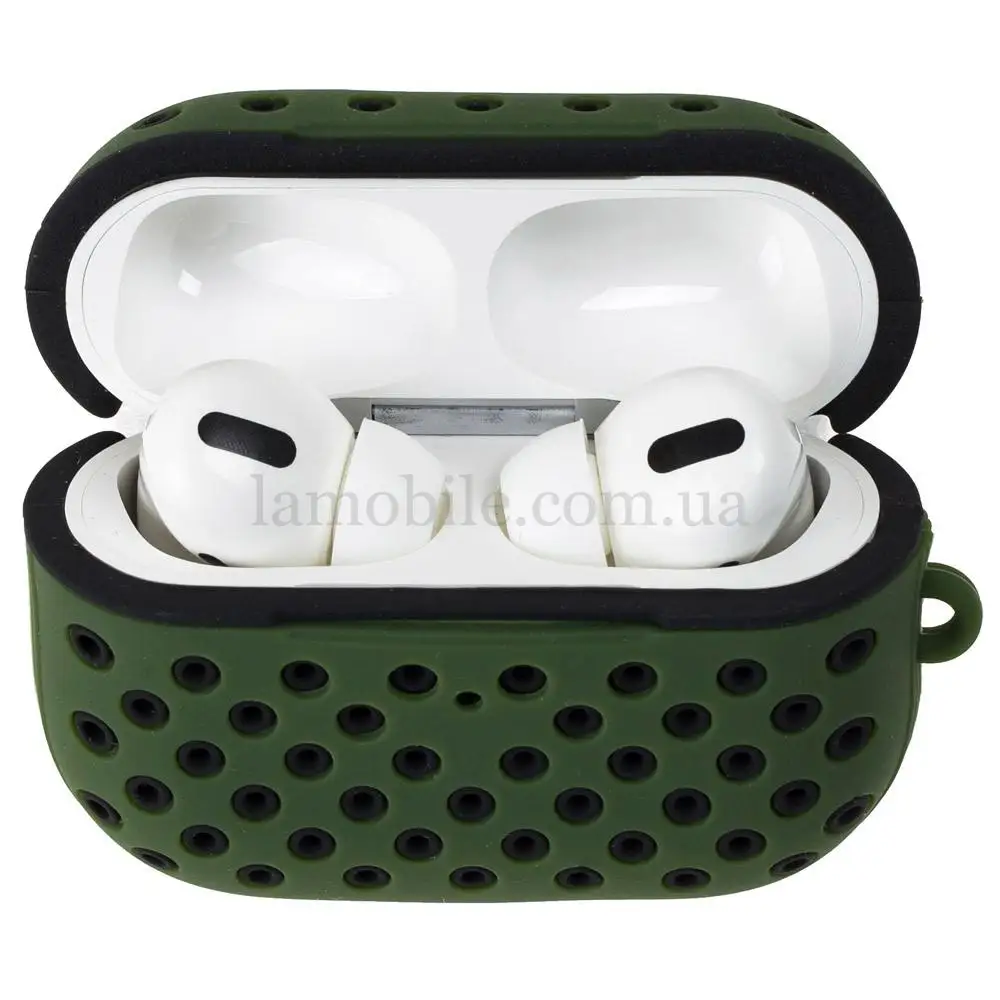 Чохол для AirPods Pro Sport Design "темно-зелений/чорний"