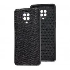 Чехол для Xiaomi Redmi Note 9s / 9 Pro Leather case волна