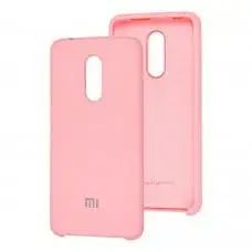 Чохол для Xiaomi Redmi 5 Silky Soft Touch світло-рожевий