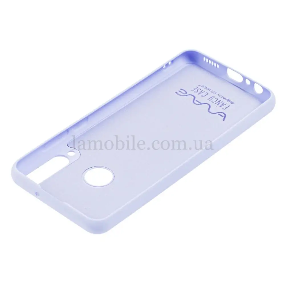 Чехол для Huawei Y6p Wave Fancy avocado / light purple