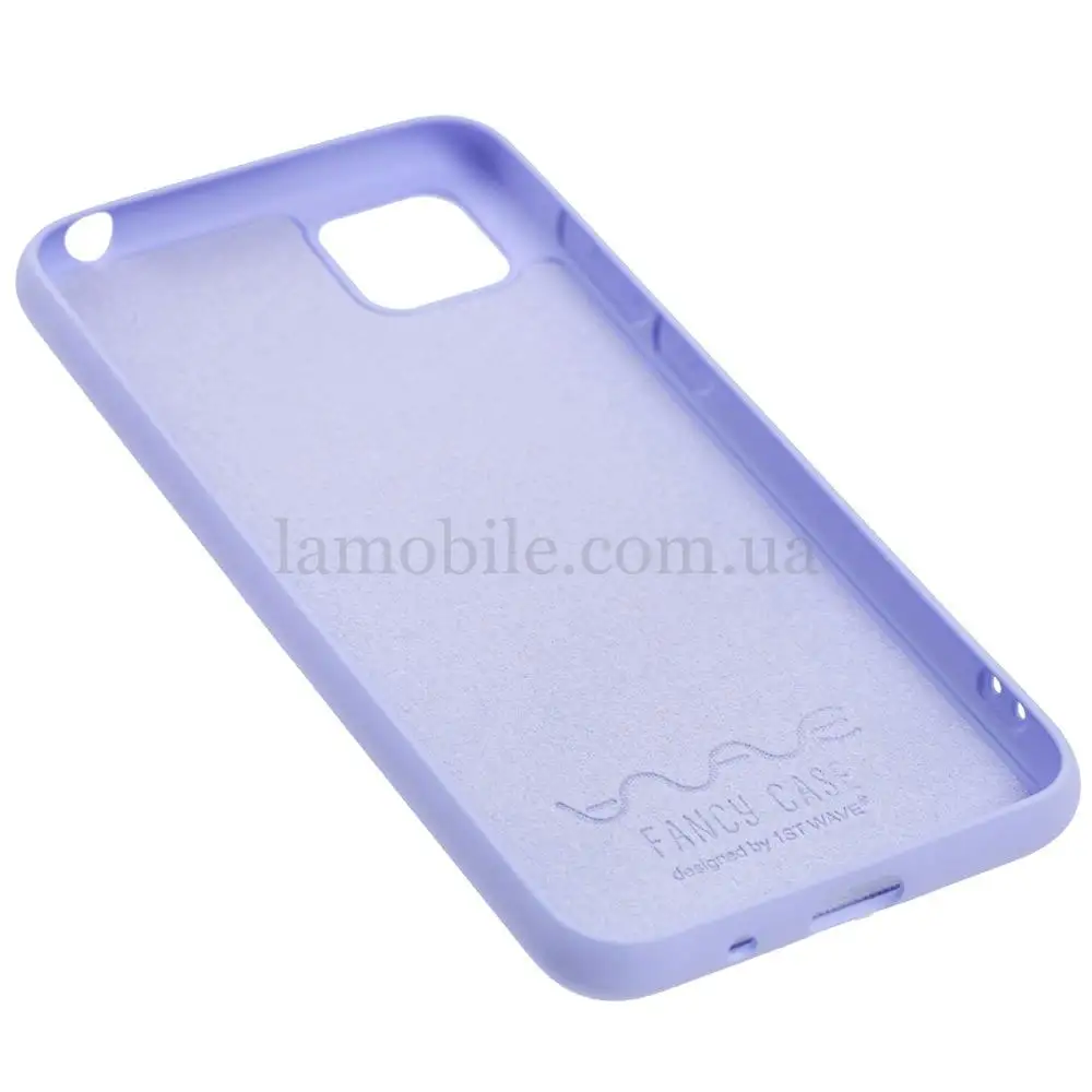 Чехол для Huawei Y5p Wave Fancy funny cats / light purple