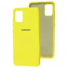 Чехол для Samsung Galaxy A51 (A515) Silicone Full лимонный