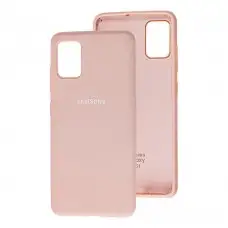 Чехол для Samsung Galaxy A51 (A515) Silicone Full розовый / pink sand