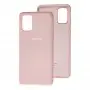 Чохол для Samsung Galaxy A71 (A715) Silicone Full рожевий / pink sand