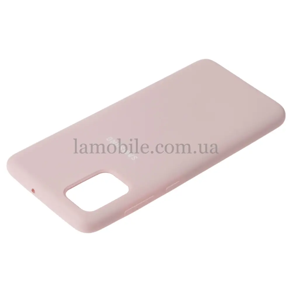 Чохол для Samsung Galaxy A71 (A715) Silicone Full рожевий / pink sand