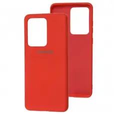 Чохол для Samsung Galaxy S20 Ultra (G988) Silicone Full кораловий