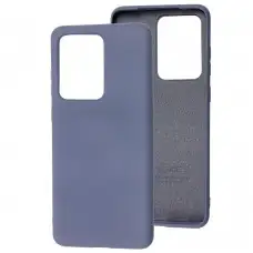 Чохол для Samsung Galaxy S20 Ultra (G988) Silicone Full лавандовий сірий