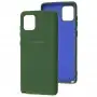 Чохол для Samsung Galaxy Note 10 Lite (N770) Silicone Full зелений / dark green