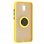 Чохол для Xiaomi Redmi 8A LikGus Edging Ring жовтий
