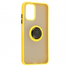 Чехол для Xiaomi Redmi Note 10 / 10s LikGus Edging Ring желтый