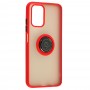 Чехол для Xiaomi Redmi Note 10 / 10s LikGus Edging Ring красный