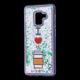 Чехол для Samsung Galaxy A8 2018 (A530) вода светло-розовый "я люблю кофе"