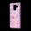 Чохол для Samsung Galaxy A8 2018 (A530) вода рожевий "рожеві квіти"