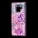 Чохол для Samsung Galaxy A8 2018 (A530) вода рожевий "рожево-фіолетові квіти"