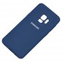 Чехол для Samsung Galaxy S9 (G960) Silicone Full синий