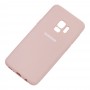 Чехол для Samsung Galaxy S9 (G960) Silicone Full розовый песок 