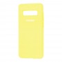 Чохол для Samsung Galaxy S10+ (G975) Silicone Full лимонний