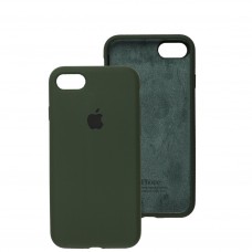 Чехол для iPhone 7 / 8 Silicone Full зеленый / cyprus green