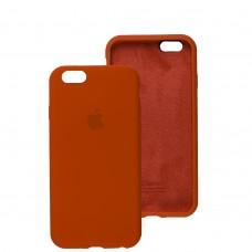 Чохол для iPhone 6 / 6s Silicone Full оранжевий / electric orange