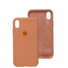 Чехол для iPhone Xr Silicone Full розовый / flamingo