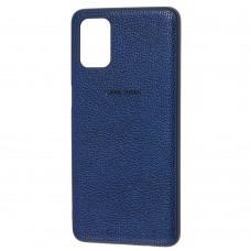 Чехол для Samsung Galaxy M31s (M317) Leather cover синий