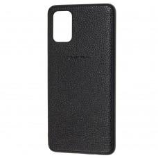 Чохол для Samsung Galaxy A31 (A315) Leather cover чорний