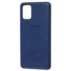 Чохол для Samsung Galaxy A31 (A315) Leather cover синій