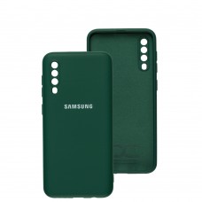 Чехол для Samsung Galaxy A50 / A50s / A30s Full camera зеленый / dark green