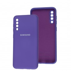 Чехол для Samsung Galaxy A50 / A50s / A30s Full camera фиолетово-синий