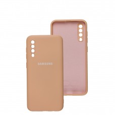 Чохол для Samsung Galaxy A50 / A50s / A30s Full camera рожевий / cappuccino