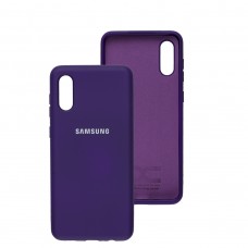 Чехол для Samsung Galaxy A02 (A022) Silicone Full фиолетовый 