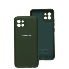 Чохол для Samsung Galaxy A03 (A035) Full camera зелений / army green