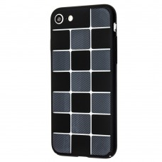 Чохол Cococ для iPhone 7/8 матове покриття квадрат чорний