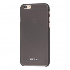 Накладка iPhone 6 Чорний прозорий Ozaki 0.3mm (H.C.)