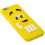 3D чохол M&M's для iPhone 6 жовтий