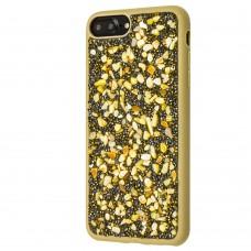 Чехол Bling World для iPhone 7 Plus / 8 Plus Stone золотистый