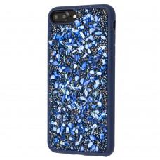 Чехол Bling World для iPhone 7 Plus / 8 Plus Stone градиент синий