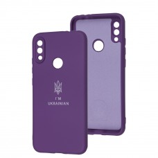 Чехол для Xiaomi Redmi Note 7 Full Premium Трезубец фиолетовый / purple 