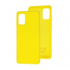 Чехол для Samsung Galaxy A71 (A715) Wave Full желтый