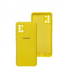 Чехол для Samsung Galaxy A31 (A315) Silicone Full camera желтый