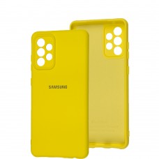Чехол для Samsung Galaxy A72 Full camera желтый