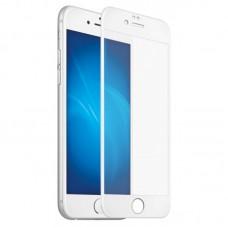 Защитное стекло для iPhone 7/8 Plus Baseus Glass Silk Screen Printed белый