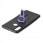 Чехол для Samsung Galaxy A10s (A107) Car mount с магнитом черно-фиолетовый