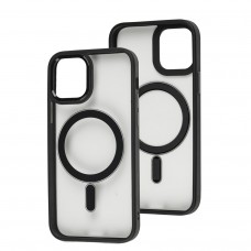 Чехол для iPhone 12 / 12 Pro Metal Bezel MagSafe черный