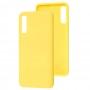 Чохол для Samsung Galaxy A70 (A705) Full without logo bright yellow