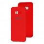 Чехол для Samsung Galaxy S8+ (G955) Silicone Full красный