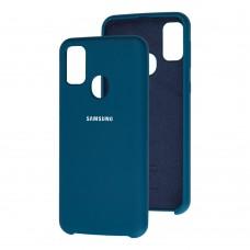 Чехол для Samsung Galaxy M21 / M30s Silky Soft Touch морской волны